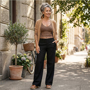 Elowra - Tailored Flared Suit Pants