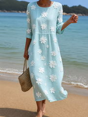 Women's Floral Print Summer Dress