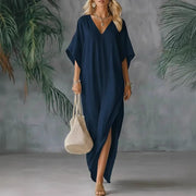 CORA | Slit Maxi Dress with Flattering Fit and Versatile Style
