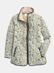 Nola™ | Women's Floral Print Quilted Jacket