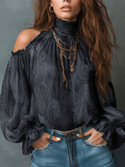 Celeste | Vintage Off-Shoulder Blouse