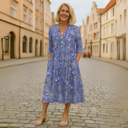 Victoria Lane | V-Neck Midi Dress