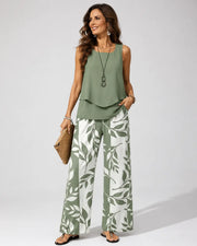 Petronila™ | Women's Botanical Two-Piece Set