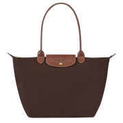 Large Foldable Nylon Bag, Ebony
