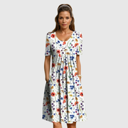 Harper | Elegant Dress with Tummy Coverage