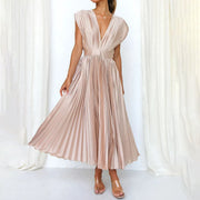 Timeless Pleated Midi Dress