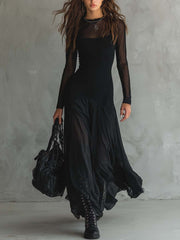 Yedra | Flowy Tulle Maxi Dress