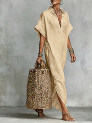 Cora | Side Slit Summer Midi Dress