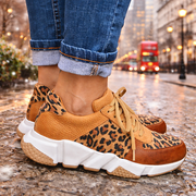 Crissa | Comfortable Leopard Sneakers
