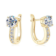 CHANNEL HUGGIE™ | GOLD EARRINGS