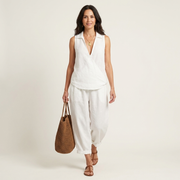 Solene | Wrap Top & Wide-Leg Trouser Set