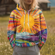 Dawnburst | Sunburst Print Hoodie