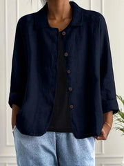 Cerisette™ | Women's Button-Front Blouse