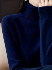 Marlowe™ | Fine-Knit Roll Neck Sweater