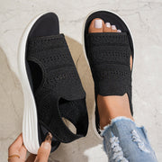 Zina | Women’s breathable knitted platform sandals