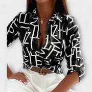Velmira – Blouse with Classic Collar