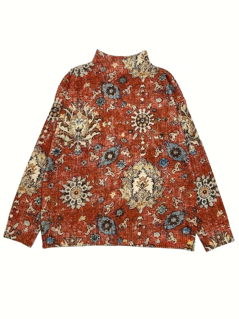 Pomona™ | Kilim Medallion Turtleneck