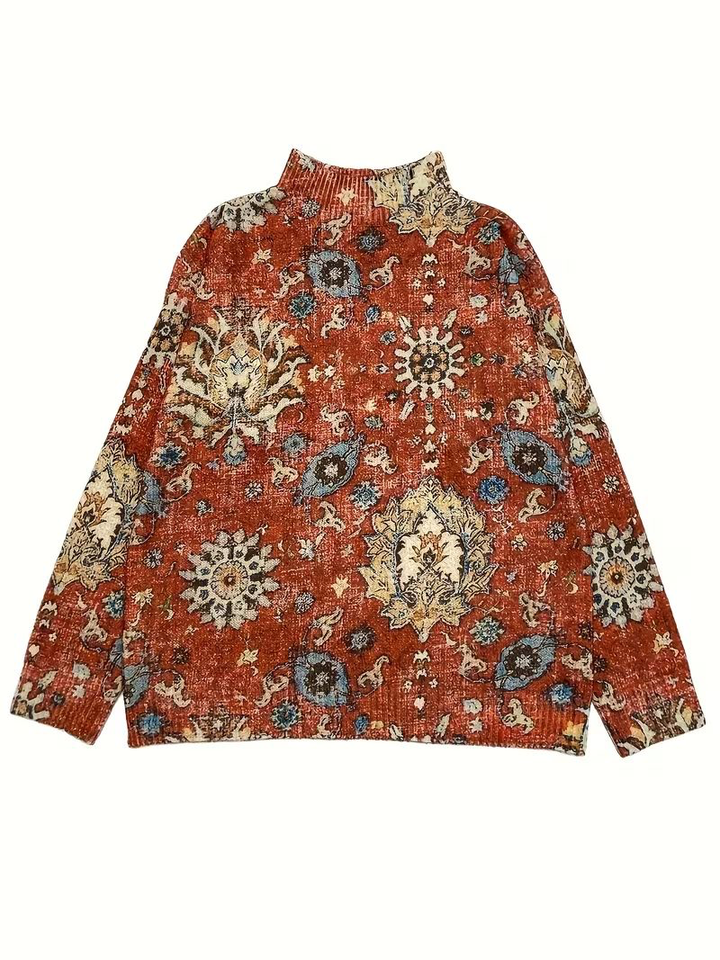 Pomona™ | Kilim Medallion Turtleneck