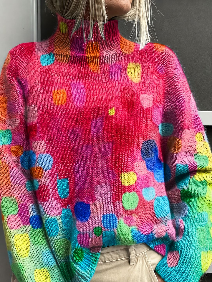 Oriane™ | Confetti Ombré Turtleneck