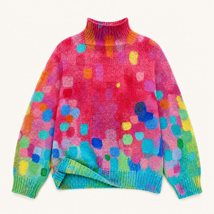 Oriane™ | Confetti Ombré Turtleneck