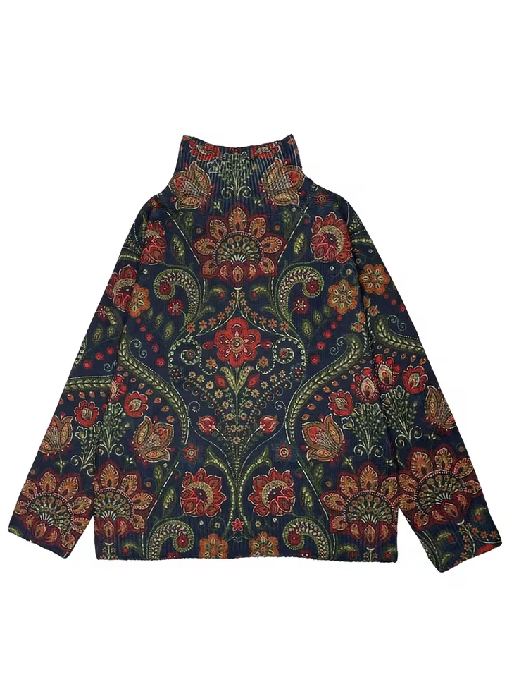 Genoveva™ | Midnight Medallion Turtleneck