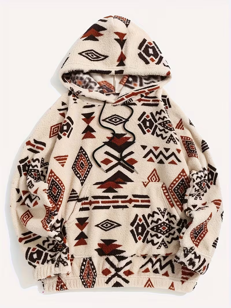 Everly™ | Aztec Plush Hoodie