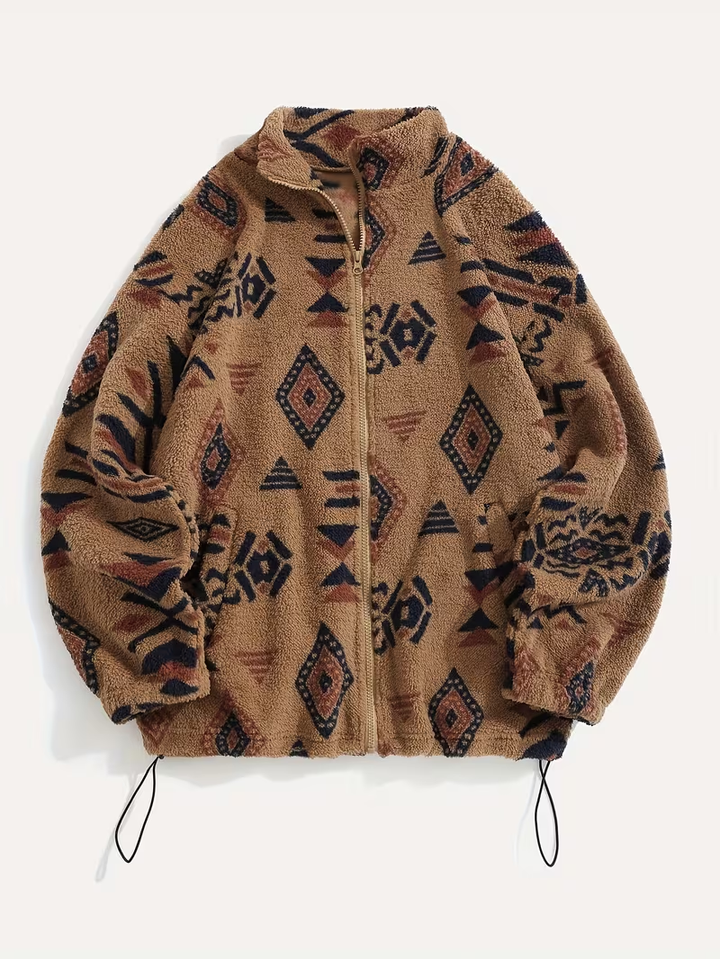 Roanne™ | Camel Aztec Sherpa Bomber