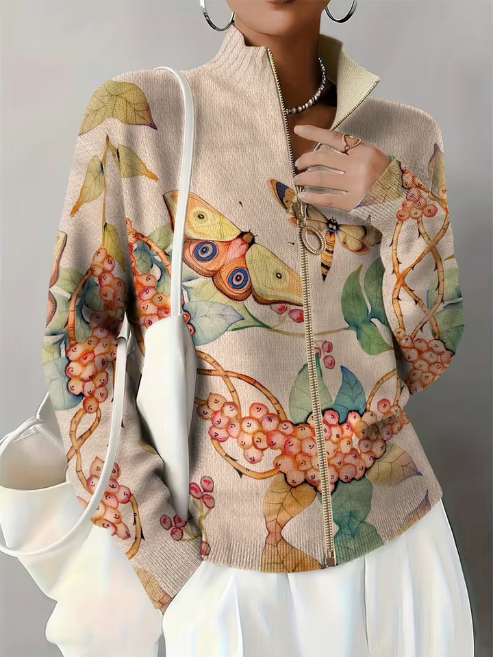 Brontë™ | Butterfly Garden Zip Cardigan