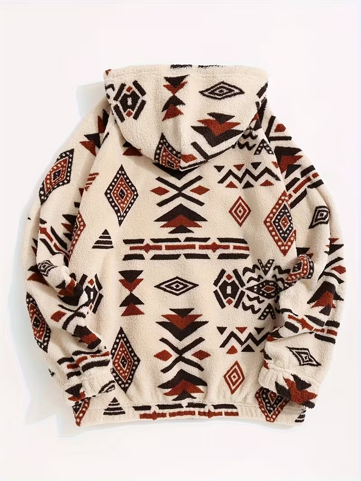 Everly™ | Aztec Plush Hoodie