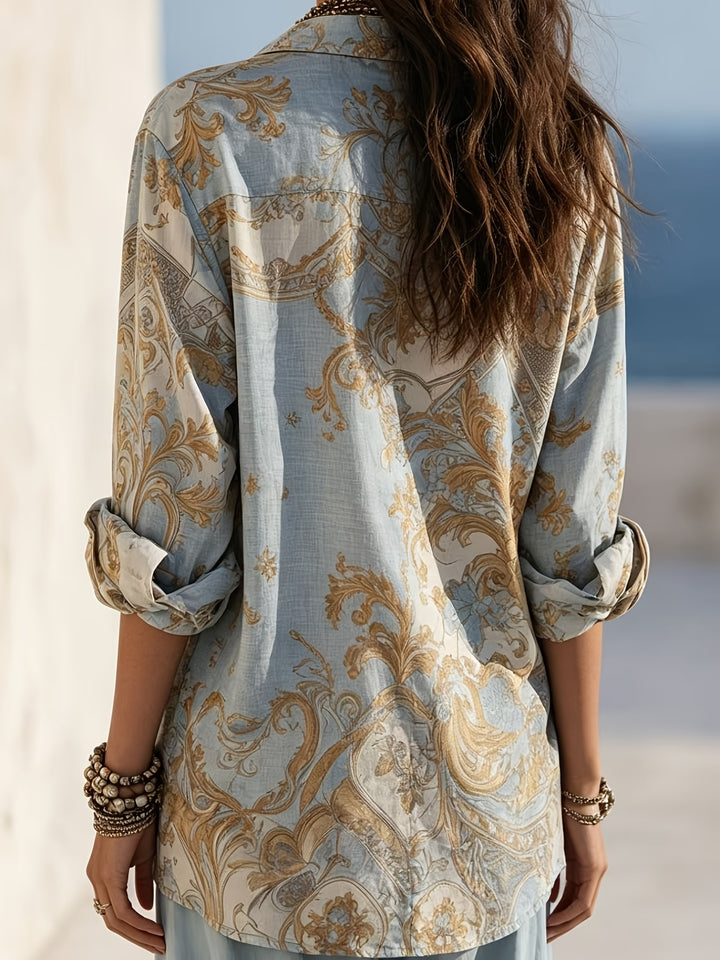 Saskia | Baroque Gilded Shirt