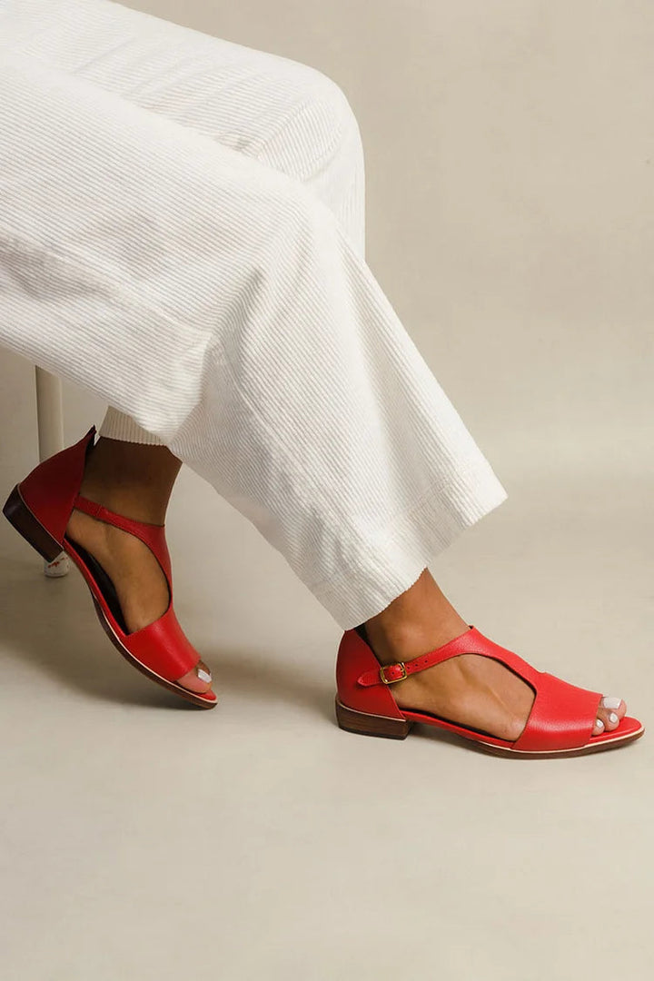Casey™ | Women's Cut-Out Peep-Toe T-Strap Sandals