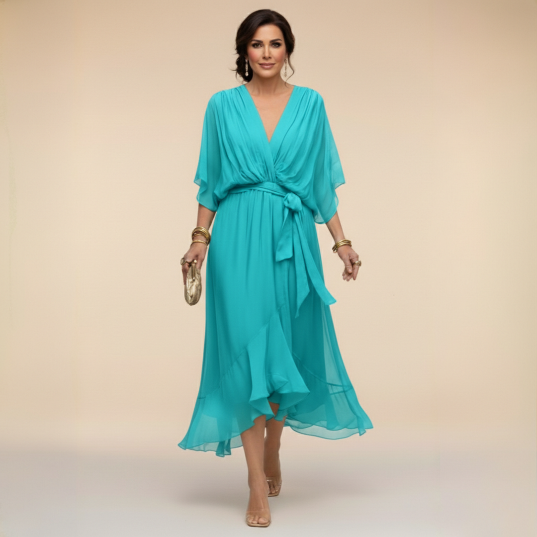 Opal™ | Women's V-Neck Midi Dress