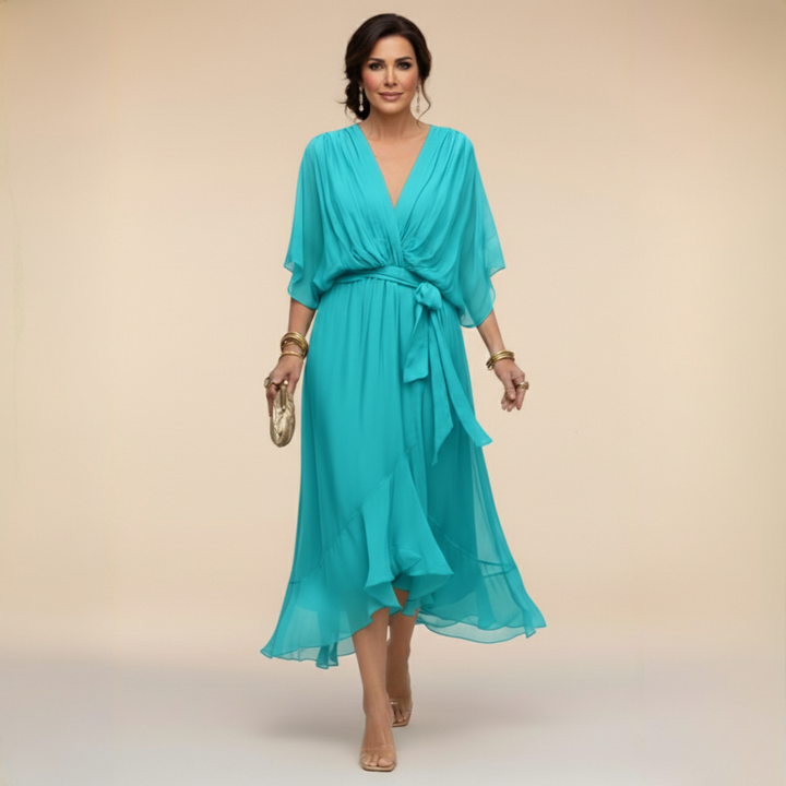 Opal™ | Women's V-Neck Midi Dress