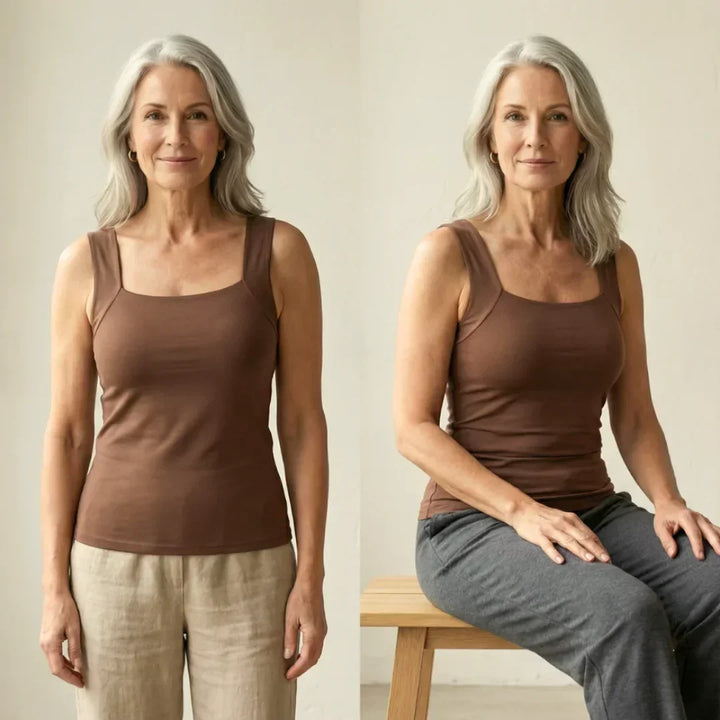 Roxanne™ | Built-In Comfort Bra Tank Top