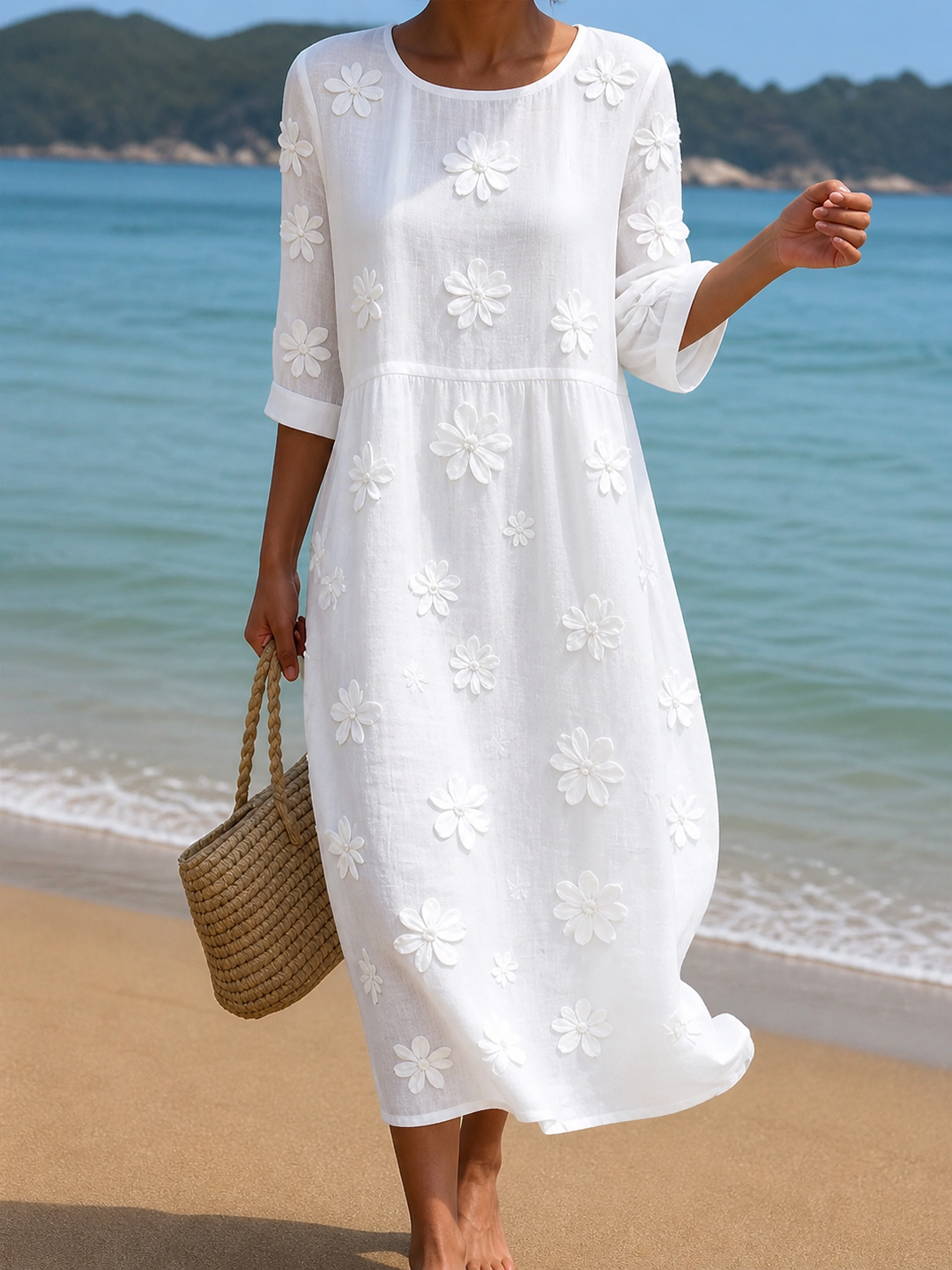 Women's Floral Print Casual Dress