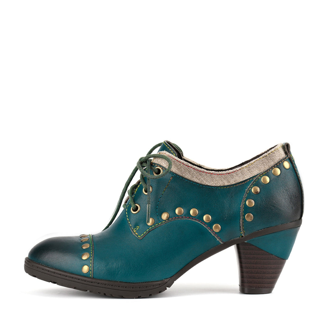 Olexa | Women's Studded Oxford Heels