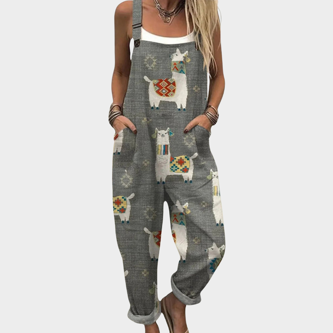 Comforta™ | Women's Printed Overalls