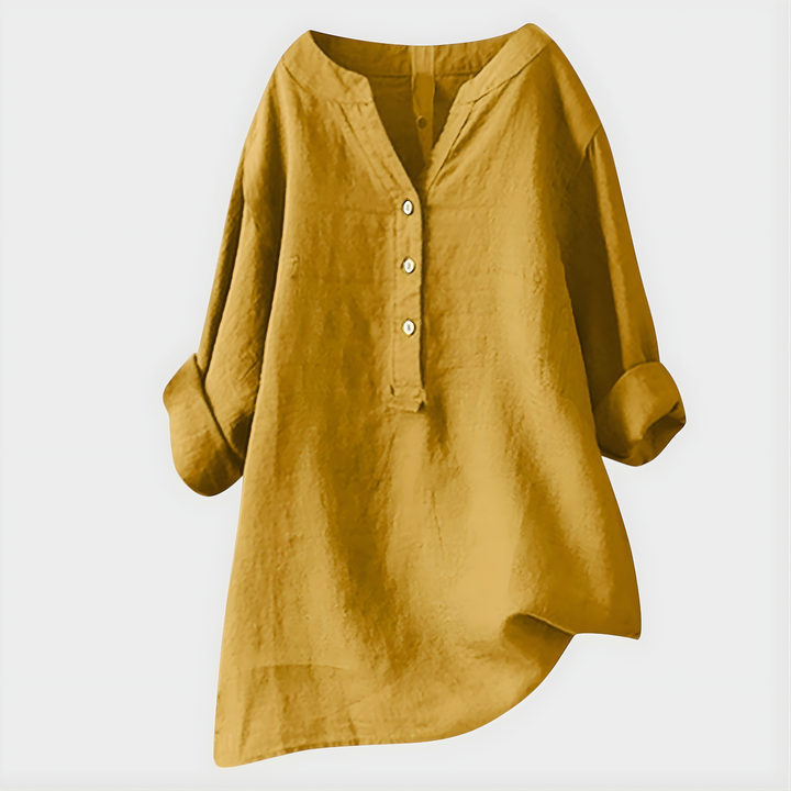 Orindelle | Elegant V-Neck Blouse
