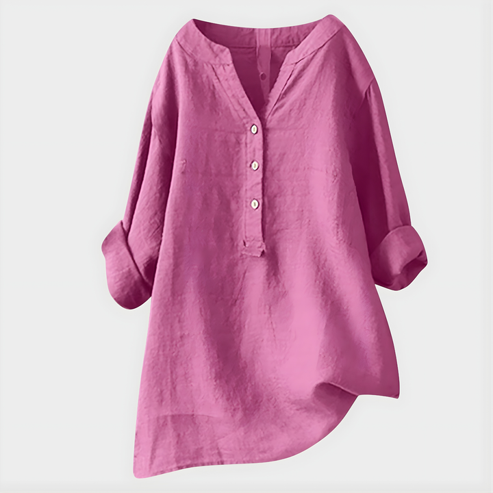Orindelle | Elegant V-Neck Blouse