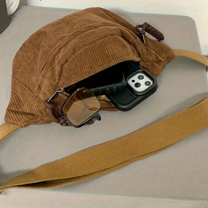 Petra™ | Women's Corduroy Shoulder Bag
