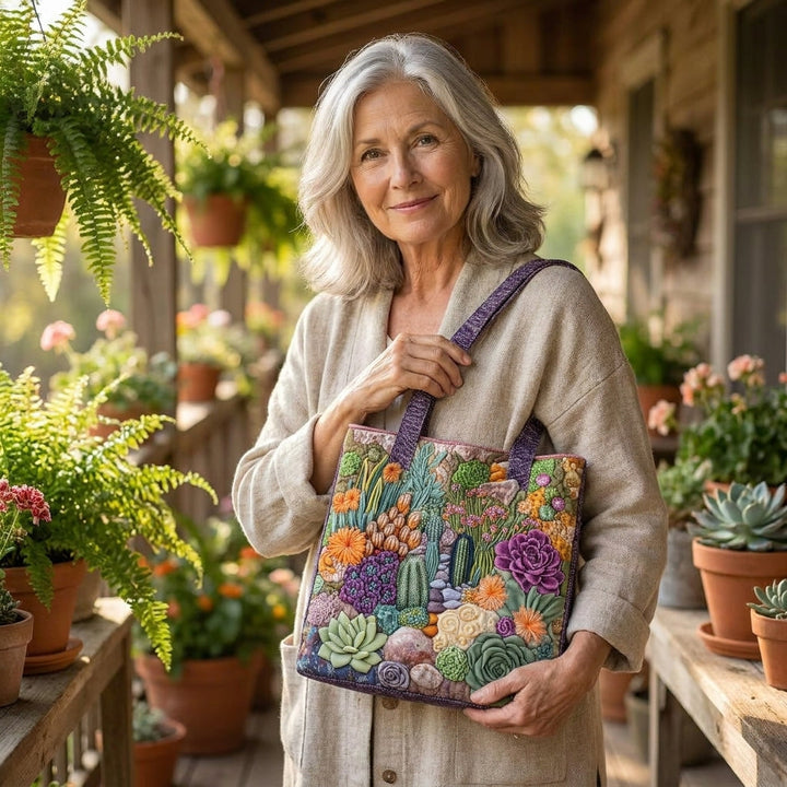 LILY & HARPER LONDON | SUCCULENT GARDEN BAG FOR WOMEN