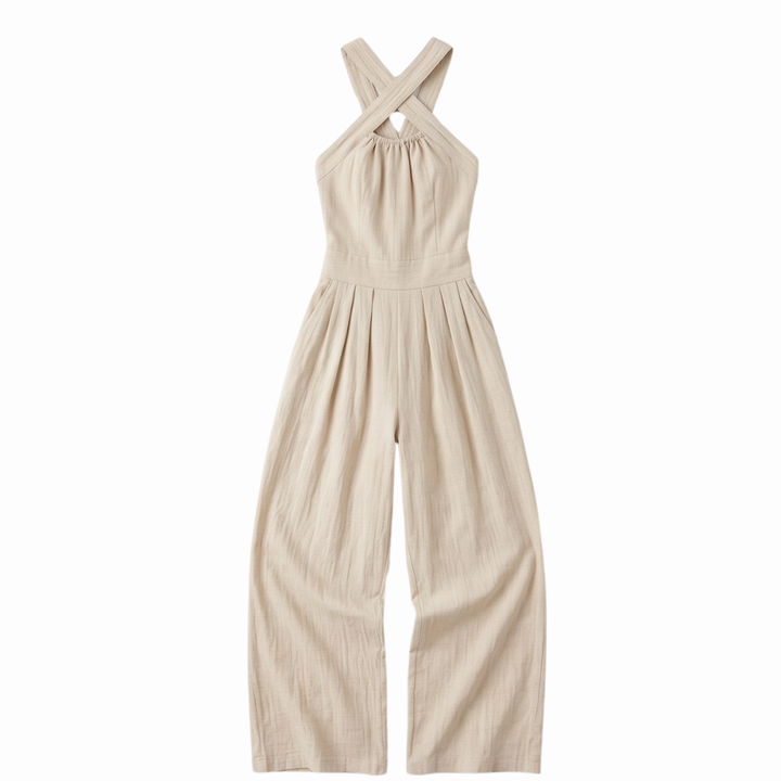 Colette™ | Fluid Open-Back Jumpsuit