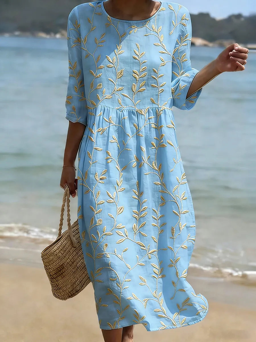 Women's Floral Print Summer Dress