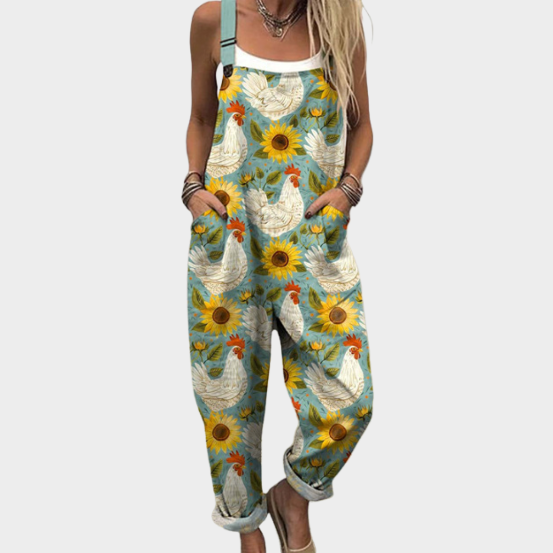 Comforta™ | Women's Printed Overalls