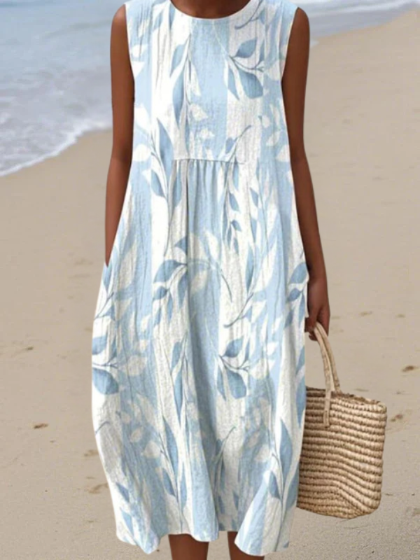 Sienna™ | Women's Leaf Inspired Midi Dress