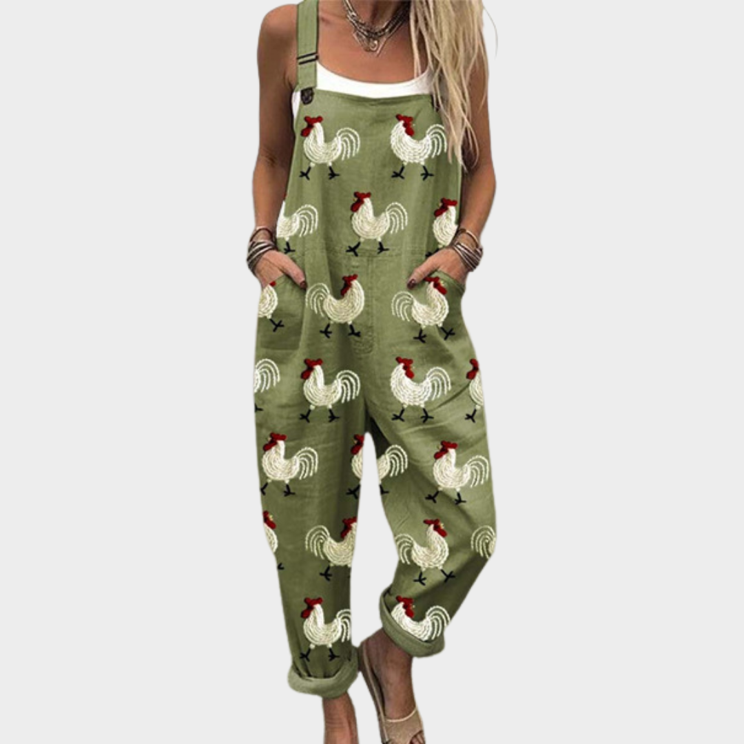 Comforta™ | Women's Printed Overalls