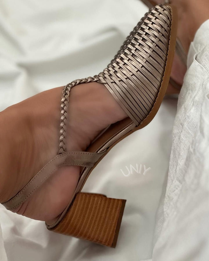 Kaye™ | Women's Woven Block Heel Sandals