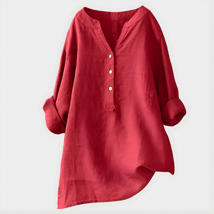 Orindelle | Elegant V-Neck Blouse
