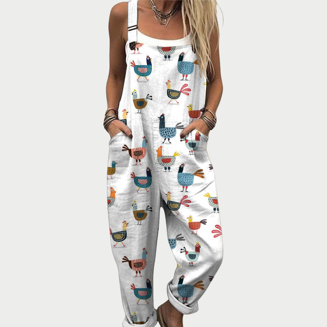 Comforta™ | Women's Printed Overalls