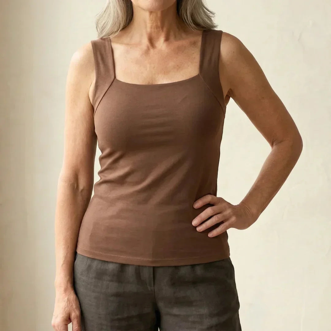 Roxanne™ | Built-In Comfort Bra Tank Top